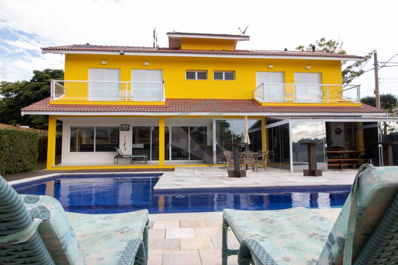 Casa pé na água na represa de Piracaia, localização privilegiada de represa, montanha, pôr do sol e paisagem panorâmica. - FábioCangianellimóveis